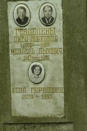 Менделева Хена Гершевна, Москва, Востряковское кладбище
